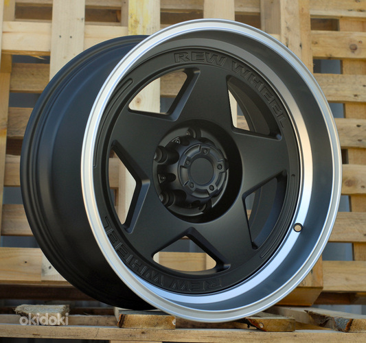 R18x9  6X114.3  ET  0  66.1  JT274  Black Matt (BM)  For 4X4  (K3)  (MB+MACHINE LIP)