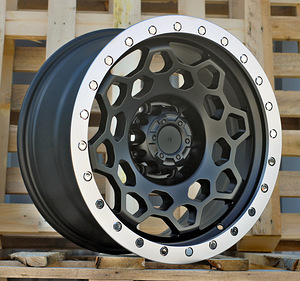 R17x8.5  6X139.7  ET  0  110.1  JT240  Black Polished (MB)  For 4X4  (K3)  (Polished Lip) (1 foto / 1)