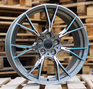 R19x8.5  5X112  ET  26  66.6  IN801  Grey Polished (MG)  For BMW  (K7)  (Rear+Front) (1 foto / 1)
