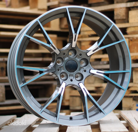 R19x8.5  5X112  ET  26  66.6  IN801  Grey Polished (MG)  For BMW  (K7)  (Rear+Front)