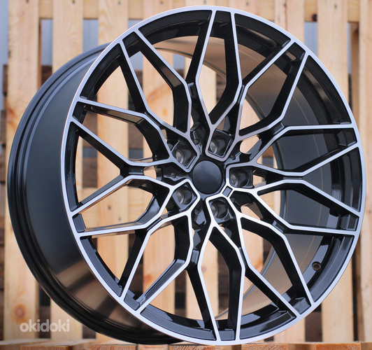 R18x8  5X120  ET  34  72.6  IN292  (BY1845)  Black Polished (MB)  For BMW  (Z3)