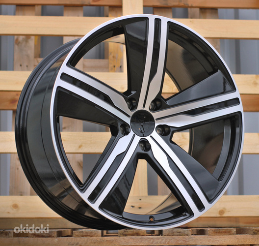 R22x9  5X130  ET  29  66.5  I5664  Black Polished (MB)  For PORCH  (A)  (NEW Macan II (XAB) Rear+Front)