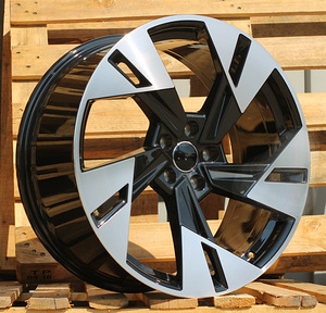R19x8  5X112  ET  45  66.5  I5640  Black Polished (MB)  For AUD  (P2)  ((AKC 110 Eur)) (1 foto / 1)