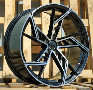 R19x8.5  5X112  ET  40  66.5  I5611  Black Polished (MB)  For AUD  (K7+Z5)  (New ABT Style) (1 foto / 1)