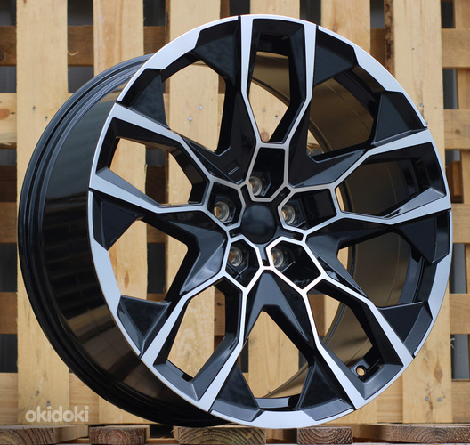 R21x9.5  5X112  ET  36  66.6  I5592  (H3151F)  Black Polished (MB)  For BMW  (Z3)  (HYBRID FORGED New X7)