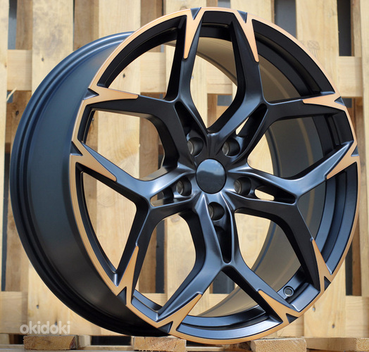 R18x8  5X112  ET  40  57.1  I5572  (FBX220)  Black Polished Half Matt Cooper (MBHMC)  For CUPRA  (Z7+M)  (HYBRID FORGED)