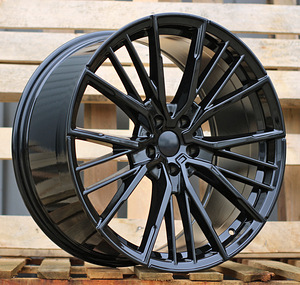 R20x8.5  5X112  ET  26  66.6  I5498  Black (BL)  For BMW  (K7)  (Rear+Front) (1 foto / 1)