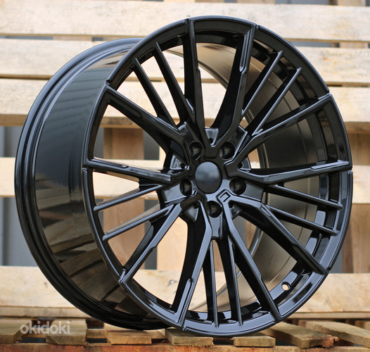 R20x9.5  5X112  ET  37  66.6  I5498  Black (BL)  For BMW  (K7)  (Rear+Front)