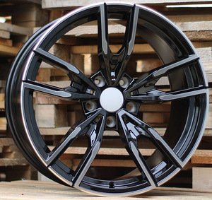 R18x8  5X120  ET  34  72.6  I5478  Black Polished (MB)  For BMW  (K7)  (Rear+Front) (1 foto / 1)