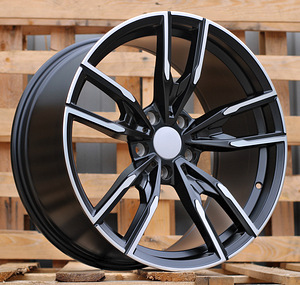 R19x9.5  5X120  ET  40  72.6  I5478  Black Polished Half Matt (MBHM)  For BMW  (P1)  ((AKC 110 Eur)Rear+Front) (1 foto / 1)
