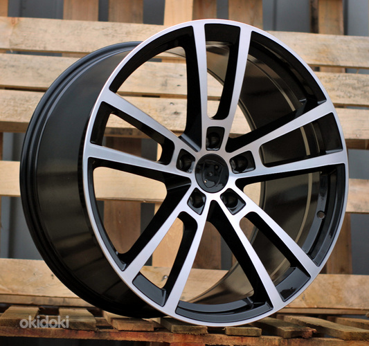 R22x11.5  5X130  ET  61  71.6  I3081F  Black Polished (MB)  For PORCH  (Z5)  (HYBRID FORGED Rear+Front)