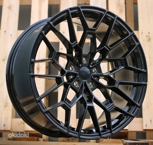 R19x8.5  5X120  ET  35  72.6  I0384  Black (BL)  For BMW  (P2)  (Rear+Front)