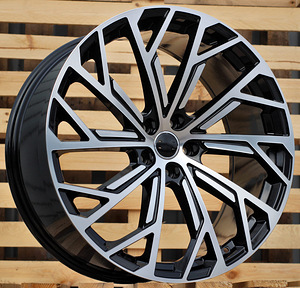 R21x9  5X112  ET  37  66.5  I0337  (Y0081)  Black Polished (MB)  For AUD  (P+K2)  (Audi A8) (1 foto / 1)