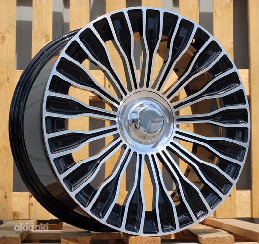 R19x9.5  5X112  ET  43.5  66.6  I0313  (XF116)  Black Polished (MB)  For MER  (K4+P2)  (HYBRID FORGED (Front+Rear))