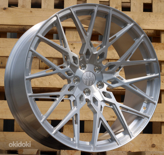 R21x11.5  5X112  ET  37  66.6  HXF03  Brush Silver (BS)  For HAXER  (K3)  (FORGED  (NEW Model))