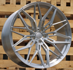 R22x10.5  5X112  ET  30  66.6  HXF02  Brush Silver (BS)  For HAXER  (K3)  (FORGED  (NEW Model) Rear+Front) (1 foto / 1)