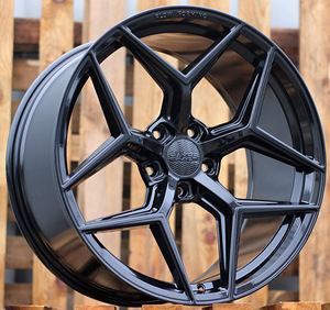 R19x8.5  5X120  ET  35  72.6  HX04F  Black (BL)  For HAXER  (K4)  (HYBRID FORGED (Front+Rear)) (1 foto / 1)