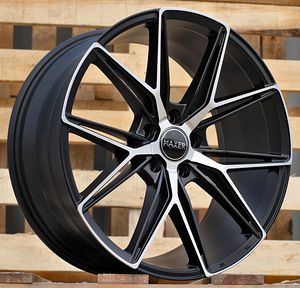 R19x8.5  5X112  ET  40  66.6  HX043  Black Polished Half Matt (MBHM)  For HAXER  (K4) (1 foto / 1)