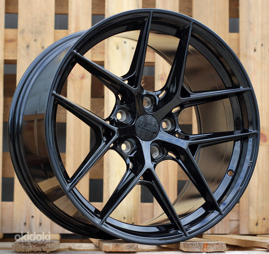 R18x8  5X120  ET  35  72.6  HX044  (IN6130)  Black (BL)  For HAXER  (P1+Z5+Z3)  (Rear+Front)