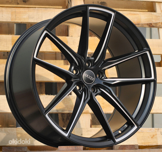 R19x8  5X112  ET  49  66.5  HX045  Black Half Matt (BLHM)  For HAXER  (Z2)  ((AKC 100 Eur))