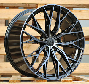 R18x8  5X112  ET  45  66.5  HX042  (IN0387)  Black+Tinted Face (BLTF)  For HAXER (1 foto / 1)