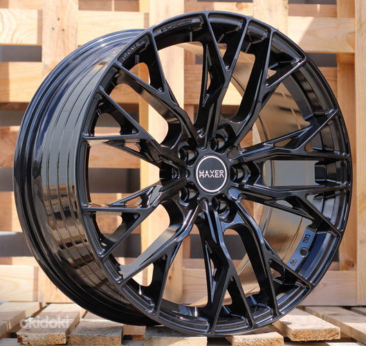 R18x8  5X112  ET  40  66.6  HX042  (A5871)  Black (BL)  For HAXER  (P)