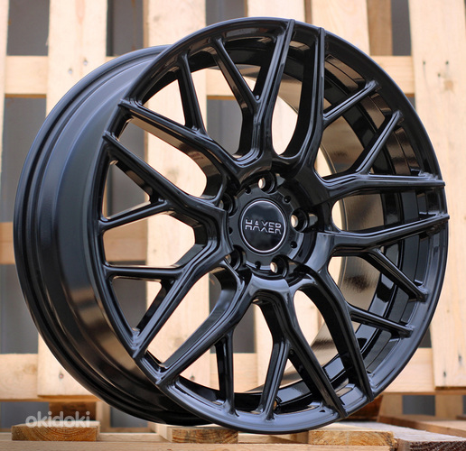 R18x8  5X112  ET  45  66.6  HX038  (B5426)  Black (BL)  For HAXER  (K2)