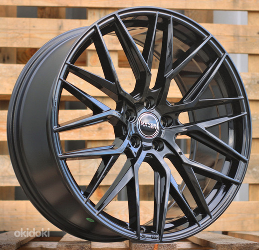 R18x8  5X112  ET  35  66.5  HX035  (B5902)  Black (BL)  For HAXER  (K4)