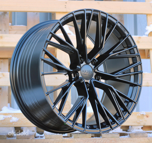 R19x9.5  5X120  ET  38  72.6  HX024F  (F826)  Black Half Matt (BLHM)  For HAXER