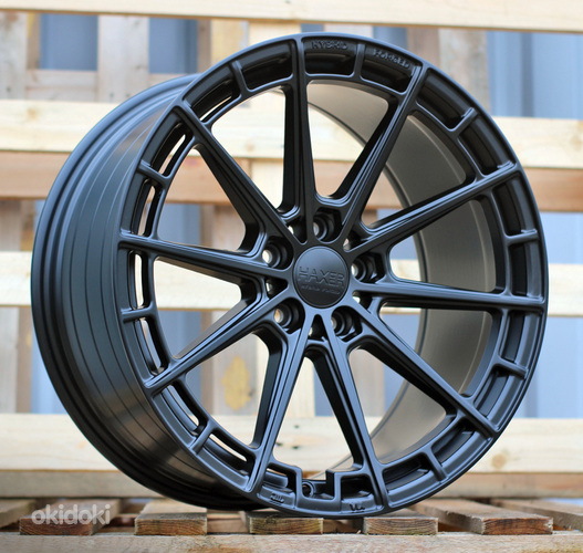 R20x10  5X114.3  ET  35  67.1  HX019F  (F9793)  Black Half Matt (BLHM)  For HAXER  (Z5)  (HYBRID FORGED New Design)