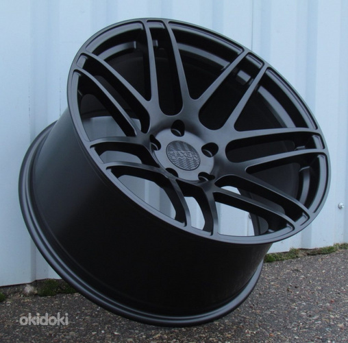 R19x10  5X120  ET  15  74.1  HX020  (SSA04)  Black Half Matt (BLHM)  For HAXER  (Z1)  (Rear+Front)