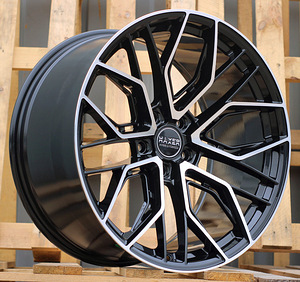 R20x10.5  5X112  ET  20  66.5  HX015F  (3S5981)  Black Polished (MB)  For HAXER  (K4)  (HYBRID FORGED) (1 foto / 1)