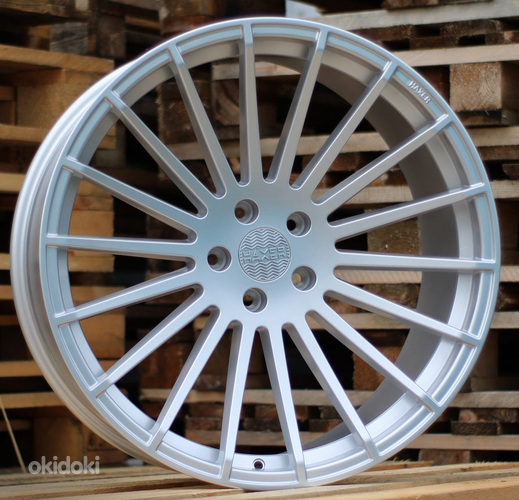 R22x10.5  5X112  ET  38  66.6  HX010  (E25422A513S)  Silver (SI)  For HAXER  (K4)  (Rear+Front)