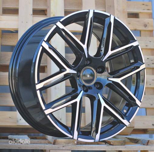 R23x10.5  5X112  ET  18  66.5  HF736  Black Polished (MB)  For AUD  (Z5)  (HYBRID FORGED New Model)