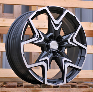 R20x8  5X112  ET  46  66.6  HF5223  Black Polished Half Matt (MBHM)  For BMW  (Z5)  (HYBRID FORGED) (1 foto / 1)