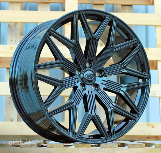 R23x10  5X120  ET  38  72.6  HF2175  Gloss Black (GB)  For LAND  (Z5)  (HYBRID FORGED)