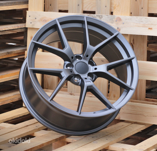 R19x9.5  5X120  ET  40  72.6  HE761  (IN5342)  Gun Metal Half Matt (GMHM)  For BMW  (P2)  (Rear+Front)