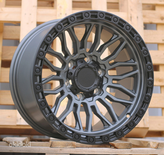 R17x9  6X139.7  ET  0  110.1  H975D  Gun Metal+Matt Lip (GMML)  For 4X4  (Z5)  (FUEL Style)