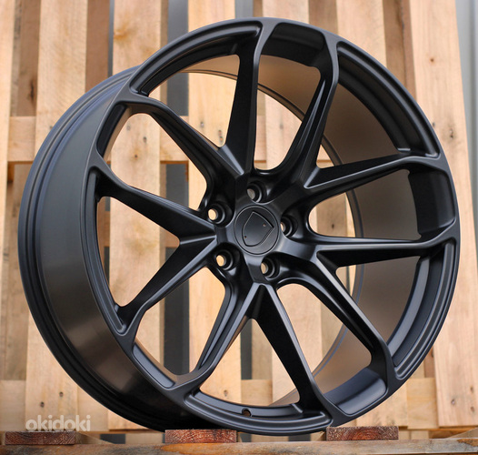 R21x11  5X130  ET  58  71.6  H5084  (IN5593)  Black Half Matt (BLHM)  For PORCH  (Z6)  (HYBRID FORGED Front+Rear)