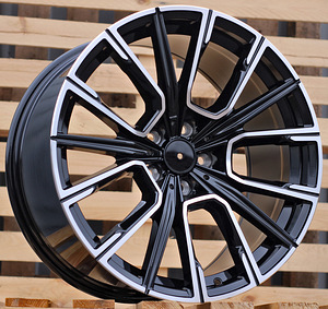 R19x8.5  5X112  ET  25  66.6  H5047  Black Polished (MB)  For BMW  (P1)  (Rear+Front) (1 foto / 1)