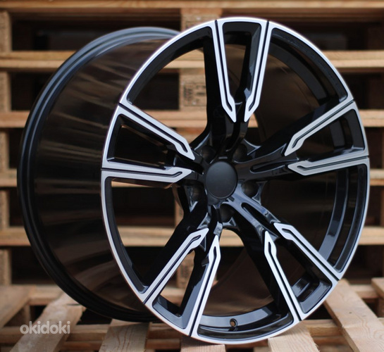 R22x9.5  5X112  ET  37  66.6  H5033  (A5552)  Black Polished (MB)  For BMW  (P)  ((AKC 150 Eur))
