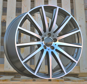 R22x9.5  5X112  ET  45  66.5  H3524F  Grey Polished (MG)  For MER  (K3)  (HYBRID FORGED Rear+Front) (1 foto / 1)