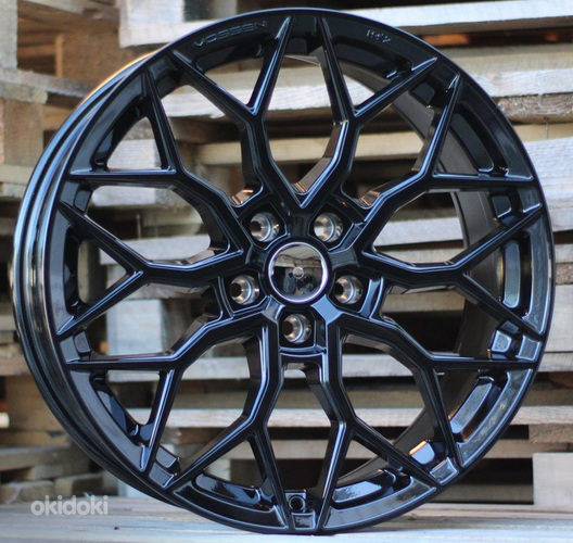 R19x8.5  5X112  ET  40  66.6  H4101  (BY1920)  Black (BL)  For RACIN  (M)  (Style Vossen)