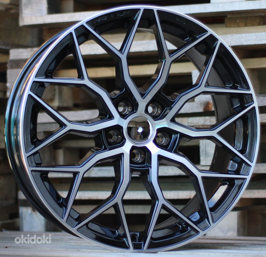 R19x8.5  5X112  ET  40  66.6  H4101  (BY1920)  Black Polished (MB)  For RACIN  (Z3+Z6)  (Style Vossen)