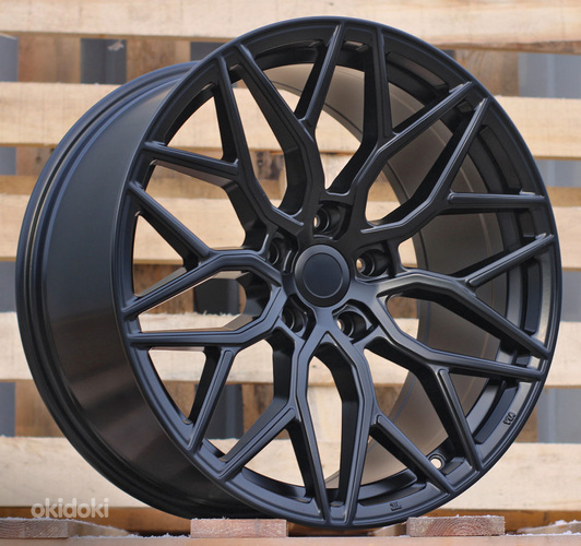 R19x8.5  5X120  ET  33  72.6  H4101  (BY1920)  Black Half Matt (BLHM)  For RACIN  (Z3+Z2)  (Vossen Style Front+Rear)