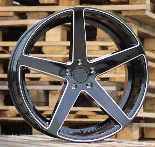 R22x10.5  5X120  ET  32  72.6  H5028  Black (BL)  For RACIN  (P1)  (Rear)