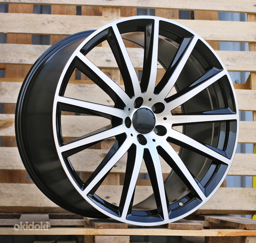 R22x9.5  5X112  ET  45  66.6  H3524F  Black Polished (MB)  For MER  (Z3)  (HYBRID FORGED Rear+Front)