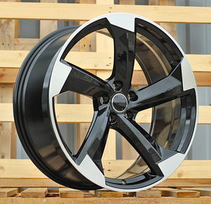 R17x7.5  5X112  ET  40  66.5  H3388F  Black Polished (MB)  For AUD  (M)  (HYBRID FORGED) (1 foto / 1)
