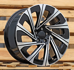 R19x9.5  5X112  ET  51  66.6  H3141F  Black Polished (MB)  For MER  (K7)  (HYBRID FORGED New E class Rear+Front) (1 foto / 1)