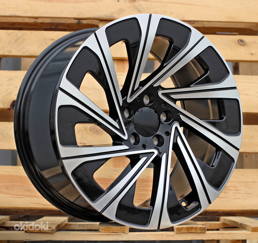 R19x9.5  5X112  ET  51  66.6  H3141F  Black Polished (MB)  For MER  (K7)  (HYBRID FORGED New E class Rear+Front)